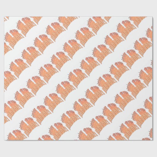 Slechte tenen cadeaupapier (Vlak)