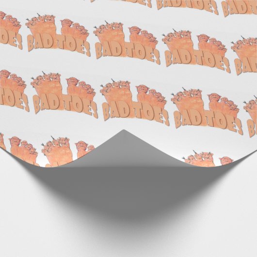 Slechte tenen cadeaupapier (Hoek)