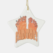 Slechte tenen keramisch ornament (Rechts)