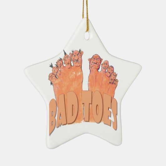 Slechte tenen keramisch ornament (Rechts)