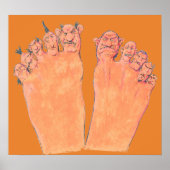 Slechte tenen poster (Voorkant)