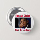 slechte tijden ronde button 5,7 cm (Voorkant /achterkant)