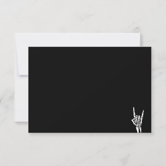 Slechte twee de Bone 2e Verjaardagsfeestje Dank je Kaart (Achterkant)