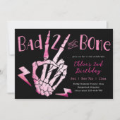 Slechte twee de Bone Girls Tweede Verjaardag Uitno Kaart (Voorkant)