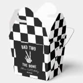 Slechte twee het botskelet 2e verjaardagsfeestje bedankdoosjes (Geopend)