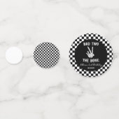 Slechte twee het botskelet 2e verjaardagsfeestje confetti (Achterkanten)