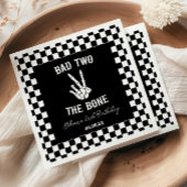 Slechte twee het botskelet 2e verjaardagsfeestje servet