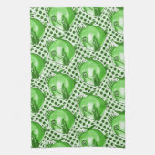 slechte vent lelijke vis grappige cartoon theedoek (Verticaal)