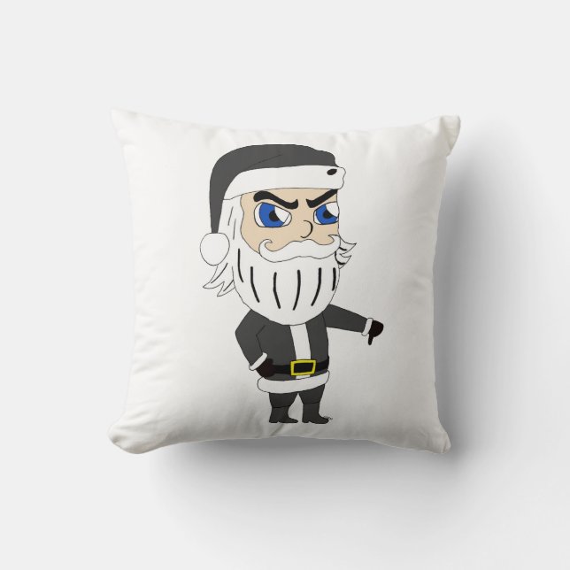 slechte vent santa claus kussen (Voorkant)