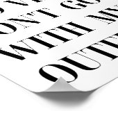 Slechte virussen gaan niet met mijn Poster van het (Hoek)