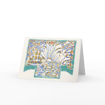 "Slechte Vlinder, het Wachten" Notecard