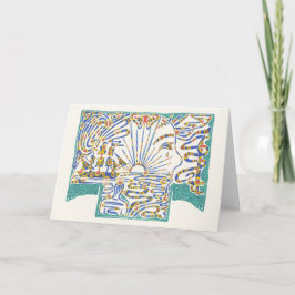 "Slechte Vlinder, het Wachten" Notecard Kaart