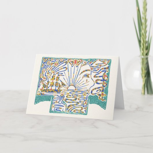 "Slechte Vlinder, het Wachten" Notecard Kaart (Voorkant)