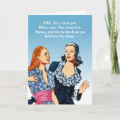 Slechte vriend/echtgenoot kaart (Voorkant)