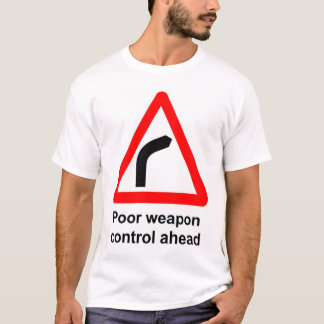 Slechte wapencontrole t-shirt
