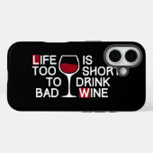 Slechte wijn Case-Mate iPhone case (Achterkant (horizontaal))