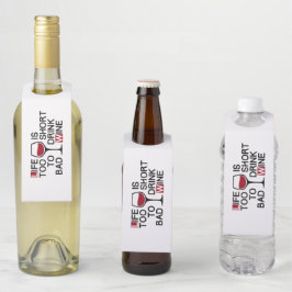 Slechte wijn flessenhanger