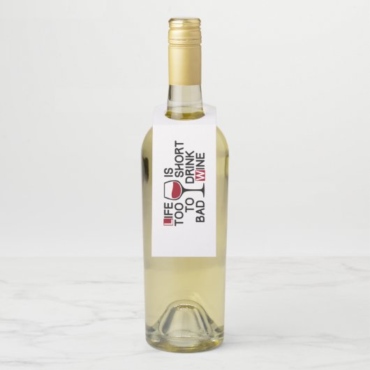 Slechte wijn flessenhanger (Op fles)