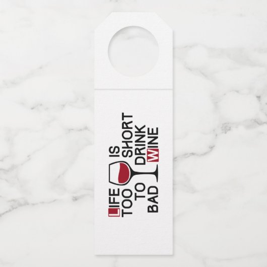 Slechte wijn flessenhanger (Voorkant)