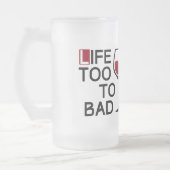 Slechte wijn matglas bierpul (Links)