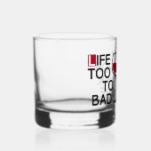 Slechte wijn whisky glas (Rechts)