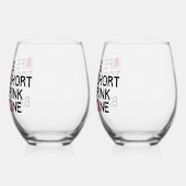 Slechte wijn wijnglas zonder voet (Links)