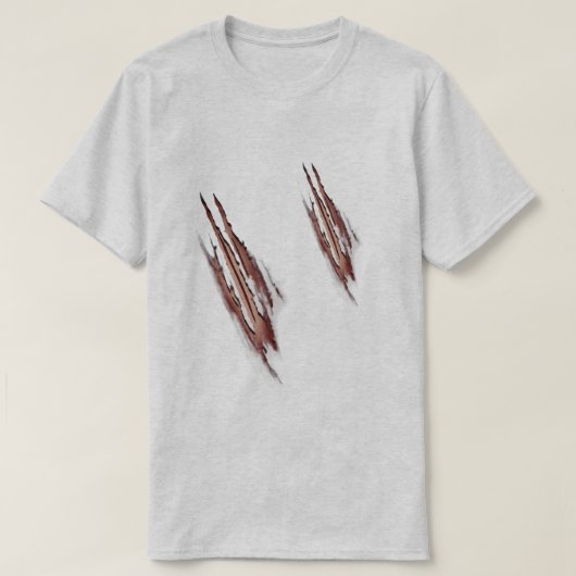 Slechte wolvenaanval verwoeste T - shirts (Design voorkant)