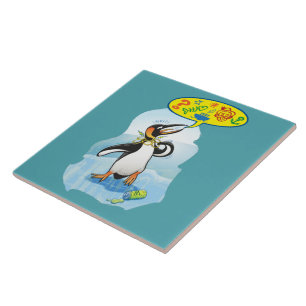 Slechte woorden van het gezegde van de koning ping tegeltje