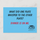 Slechte woordspeling pa grap ontworpen briefkaart (Voorkant)