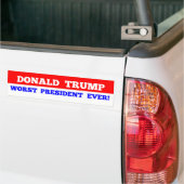 Slechter President ooit Bumpersticker (Op Truck)