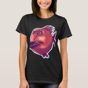 slechterik scarface lelijke vis grappige cartoon t-shirt