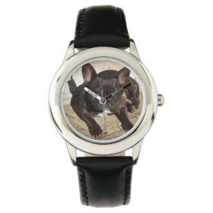 Slechtgezinde Franse Buldog Horloge