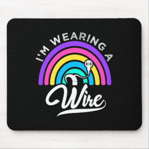 Slechthorend ASL Leuk Gehoorverlies Dove Oorlog Muismat