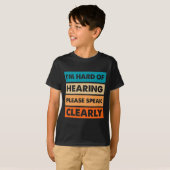 Slechthorend Slechthorend Verminderd ASL-Teken Lan T-shirt (Voorkant volledig)