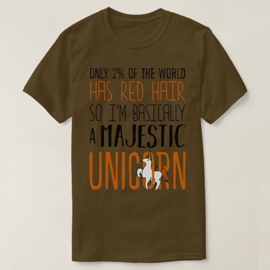 Slechts 2 ter wereld hebben een rood haar, dus Ix2 T-shirt (Design voorkant)