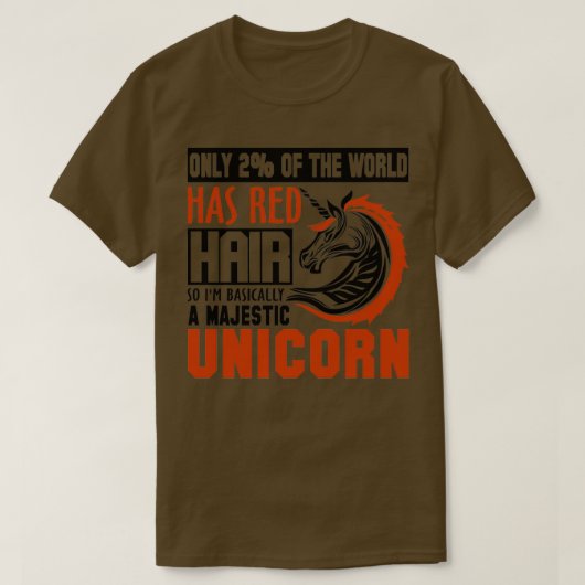 Slechts 2 ter wereld hebben een rood haar, dus Ix2 T-shirt (Design voorkant)