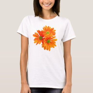 Slechts 3 Gerbera Daisy Blossom + jouw tekst & ide T-shirt