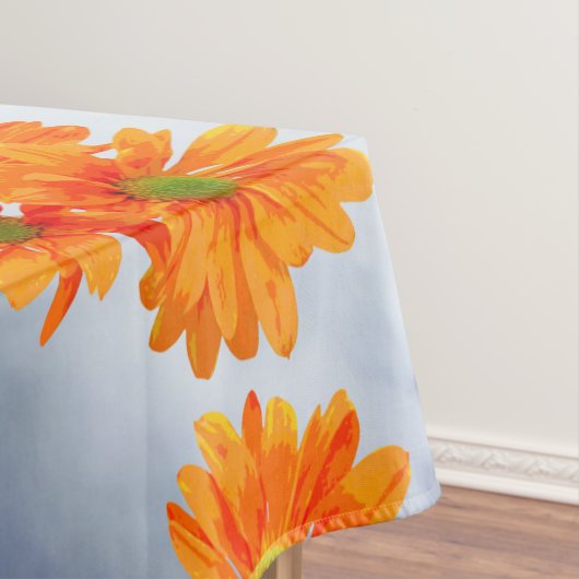 Slechts 3 Gerbera Daisy Blossom + jouw tekst & ide Tafelkleed (Voorbeeld)
