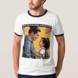 Slechts 3 mannen toegestaan - Vaderdag aanvraag T-shirt