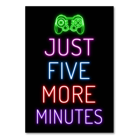 Slechts 5 minuten kaart (Voorkant)