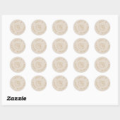 Slechts 5 Minuten Meer Ronde Sticker (Vel)