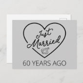 Slechts 60 Jaar Getrouwd III Briefkaart (Voorkant / Achterkant)