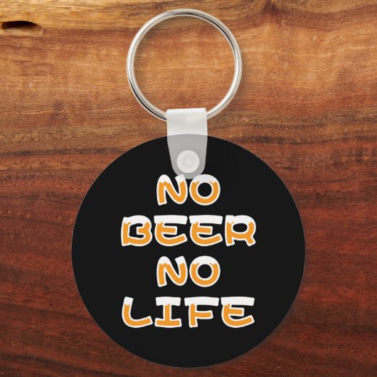 SLECHTS BIJ BIER IS LEVEN SLEUTELHANGER (Voorkant)