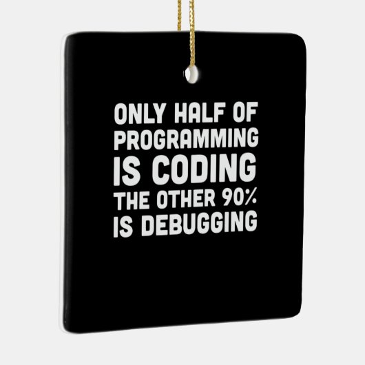 Slechts de helft van de programmering codeert keramisch ornament (Rechts)