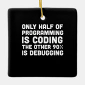 Slechts de helft van de programmering codeert keramisch ornament (Voorkant)