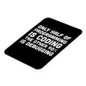 Slechts de helft van de programmering codeert magneet (Linkerzijde)