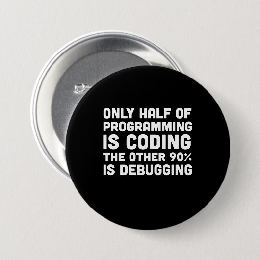 Slechts de helft van de programmering codeert ronde button 7,6 cm (Voorkant /achterkant)
