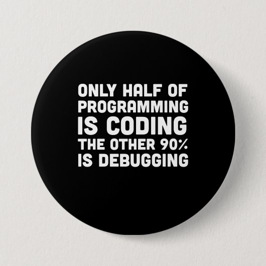 Slechts de helft van de programmering codeert ronde button 7,6 cm (Voorkant)