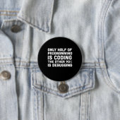 Slechts de helft van de programmering codeert ronde button 7,6 cm (In situ)