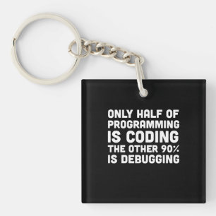 Slechts de helft van de programmering codeert sleutelhanger